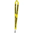 1" Polyester Silkscreen Lanyard | https://www.bestnamebadges.com