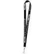 0.75" Polyester Silkscreen Lanyard | https://www.bestnamebadges.com