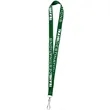 0.75" Polyester Silkscreen Lanyard | https://www.bestnamebadges.com