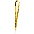 0.75" Polyester Silkscreen Lanyard | https://www.bestnamebadges.com