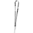 0.75" Polyester Silkscreen Lanyard | https://www.bestnamebadges.com