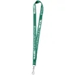 0.75" Polyester Silkscreen Lanyard | https://www.bestnamebadges.com