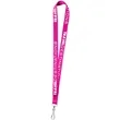 0.75" Polyester Silkscreen Lanyard | https://www.bestnamebadges.com