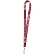 0.75" Polyester Silkscreen Lanyard | https://www.bestnamebadges.com