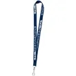 0.75" Polyester Silkscreen Lanyard | https://www.bestnamebadges.com