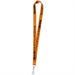 0.75" Polyester Silkscreen Lanyard | https://www.bestnamebadges.com