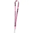 0.75" Polyester Silkscreen Lanyard | https://www.bestnamebadges.com