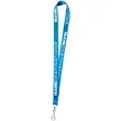 0.75" Polyester Silkscreen Lanyard | https://www.bestnamebadges.com