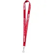 0.75" Polyester Silkscreen Lanyard | https://www.bestnamebadges.com