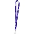 0.75" Polyester Silkscreen Lanyard | https://www.bestnamebadges.com