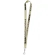 0.75" Polyester Silkscreen Lanyard | https://www.bestnamebadges.com