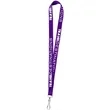 0.75" Polyester Silkscreen Lanyard | https://www.bestnamebadges.com