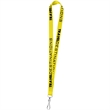 0.75" Polyester Silkscreen Lanyard | https://www.bestnamebadges.com
