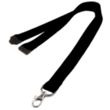 0.62" Polyester Lanyard with Safety Breakaway | https://www.bestnamebadges.com