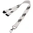 0.62" Polyester Lanyard with Safety Breakaway | https://www.bestnamebadges.com