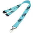 0.62" Polyester Lanyard with Safety Breakaway | https://www.bestnamebadges.com