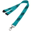 0.62" Polyester Lanyard with Safety Breakaway | https://www.bestnamebadges.com