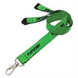 0.75" Polyester Lanyard with Safety Breakaway | https://www.bestnamebadges.com