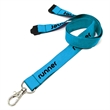 0.75" Polyester Lanyard with Safety Breakaway | https://www.bestnamebadges.com
