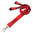 0.75" Polyester Lanyard with Safety Breakaway | https://www.bestnamebadges.com