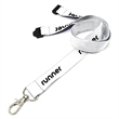 0.75" Polyester Lanyard with Safety Breakaway | https://www.bestnamebadges.com