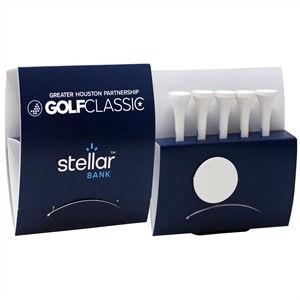 Matchbook Golf Tee Holder with Golf Ball Marker