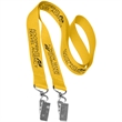 0.75" Double Ended Polyester Lanyard | https://www.bestnamebadges.com