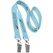 0.75" Double Ended Polyester Lanyard | https://www.bestnamebadges.com