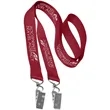 0.75" Double Ended Polyester Lanyard | https://www.bestnamebadges.com