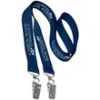 0.75" Double Ended Polyester Lanyard | https://www.bestnamebadges.com