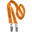 0.75" Double Ended Polyester Lanyard | https://www.bestnamebadges.com