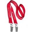 0.75" Double Ended Polyester Lanyard | https://www.bestnamebadges.com
