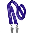 0.75" Double Ended Polyester Lanyard | https://www.bestnamebadges.com