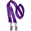 0.75" Double Ended Polyester Lanyard | https://www.bestnamebadges.com