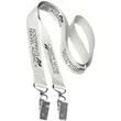 0.75" Double Ended Polyester Lanyard | https://www.bestnamebadges.com