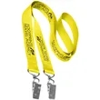 0.75" Double Ended Polyester Lanyard | https://www.bestnamebadges.com