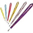 0.75" Micro Weave Smooth Dye-Sublimation Lanyard | https://www.bestnamebadges.com