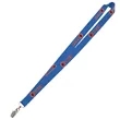 0.75" Micro Weave Smooth Dye-Sublimation Lanyard | https://www.bestnamebadges.com