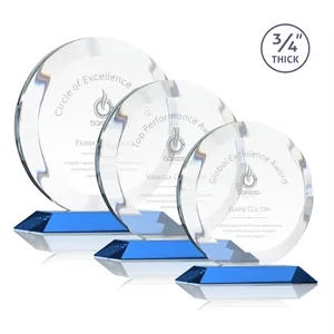 Gibralter Award - Sky Blue | https://www.bestnamebadges.com