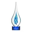 Warrington on Paragon Base - Blue | https://www.bestnamebadges.com