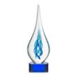 Warrington on Paragon Base - Blue | https://www.bestnamebadges.com