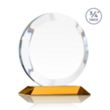 Gibralter Award - Amber | https://www.bestnamebadges.com