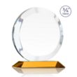 Gibralter Award - Amber | https://www.bestnamebadges.com