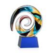 Nazare Award on Robson - Blue | https://www.bestnamebadges.com