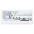 Winter Fence Currency Envelope | https://www.bestnamebadges.com