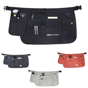 Waist Canvas Half Apron with Pockets