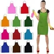 Unisex Comfortable Bib Apron with 2 Pockets Washable | https://www.bestnamebadges.com