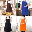 Unisex Comfortable Bib Apron with 2 Pockets Washable | https://www.bestnamebadges.com