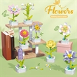 Single Flower Bouquet Building Blocks Set Kit | https://www.bestnamebadges.com