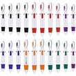 4-Color Multicolor Ballpoint Pens with Carabiner Keychain | https://www.bestnamebadges.com